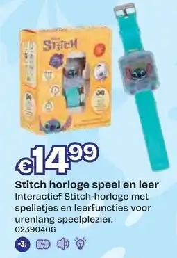Dreamland Stitch horloge speel en leer aanbieding