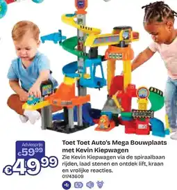 Dreamland Toet Toet Auto's Mega Bouwplaats met Kevin Kiepwagen aanbieding