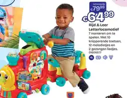 Dreamland Rijd & Leer Letterlocomotief aanbieding