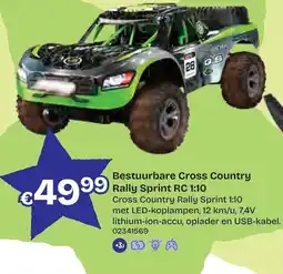 Dreamland Bestuurbare Cross Country Rally Sprint RC 1:10 aanbieding