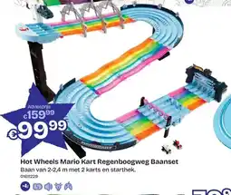 Dreamland Hot Wheels Mario Kart Regenboogweg Baanset aanbieding