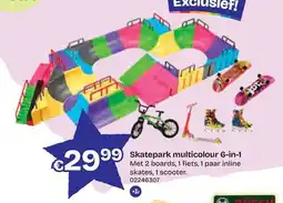 Dreamland Skatepark multicolour 6-in-1 aanbieding
