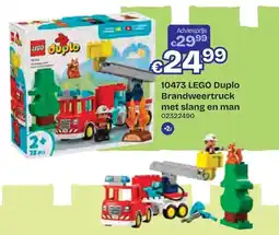Dreamland LEGO duplo Brandweertruck met slang en man aanbieding