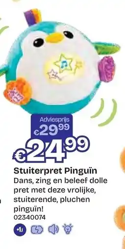 Dreamland Stuiterpret Pinguïn aanbieding
