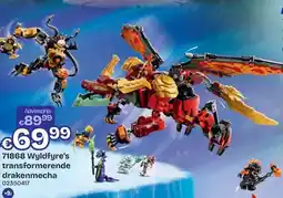 Dreamland LEGO wyldfyre's transformeerende drakenmecha aanbieding