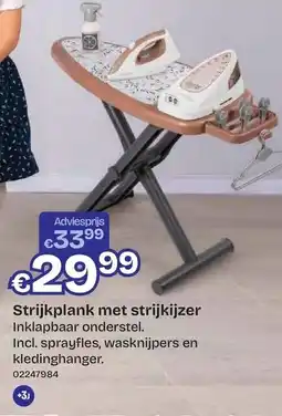 Dreamland Strijkplank met strijkijzer aanbieding
