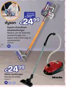 Dreamland dyson dyson draadloze steelstofzuiger aanbieding