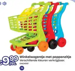 Dreamland Winkelwagentje met poppenzitje aanbieding