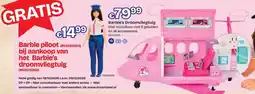 Dreamland Barbie Barbie's Droomvliegtuig aanbieding