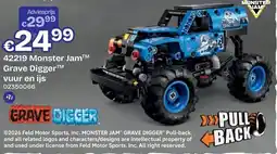 Dreamland lego 42219 monster jam grave digger aanbieding