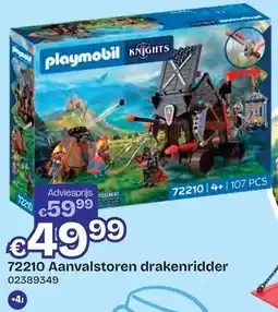 Dreamland playmobil knights 72210 aanvalstoren drakenridder aanbieding