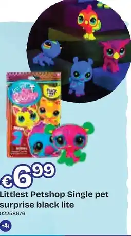 Dreamland Littlest Petshop Single pet surprise black lite aanbieding