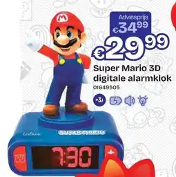 Dreamland Super Mario 3D digitale alarmklok aanbieding
