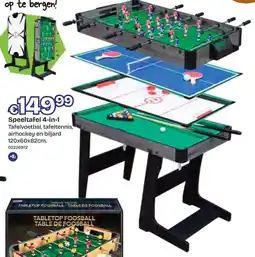 Dreamland Speeltafel 4-in-1 aanbieding