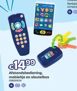 Dreamland Afstandsbediening, mobieltje en sleutelbos aanbieding