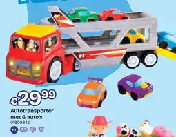 Dreamland Autotransporter met 6 auto's aanbieding