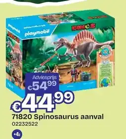 Dreamland playmobil Spinosaurus aanval aanbieding