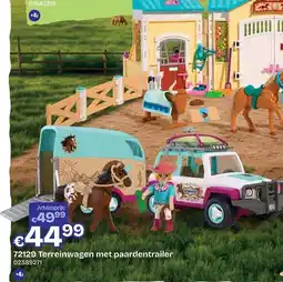 Dreamland Playmobil Terreinwagen met paardentrailer aanbieding