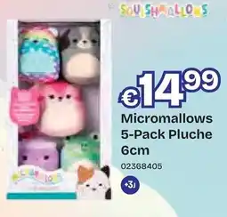 Dreamland Squishmallows Micromallows 5-Pack Pluche aanbieding