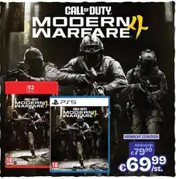 Dreamland Call of Duty Modern Warfare aanbieding
