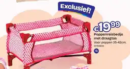 Dreamland Poppenreisbedje met draagtas aanbieding