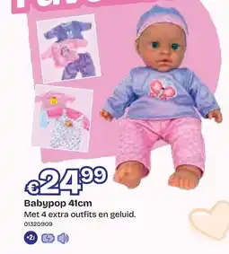 Dreamland Babypop 41cm aanbieding