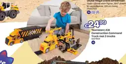 Dreamland Teamsterz JCB Construction Command Truck met 3 trucks aanbieding
