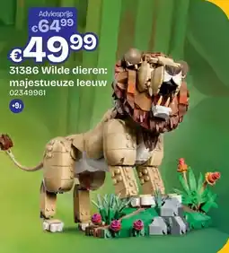Dreamland lego wilde dieren: majesteuze leeuw aanbieding
