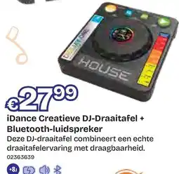 Dreamland iDance creatieve dj-draaitafel + bluetooth-luidspreker aanbieding