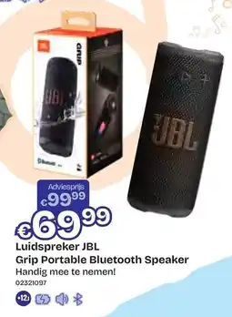 Dreamland JBL Grip Portable Bluetooth Speaker aanbieding