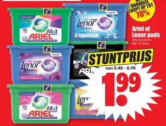 Dirk Ariel of Lenor pods aanbieding