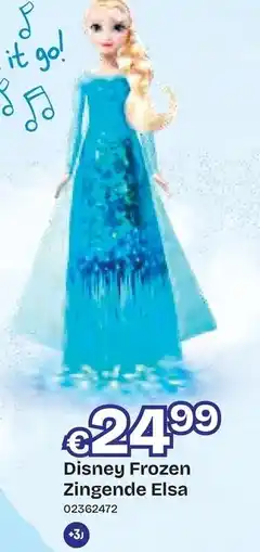 Dreamland Disney Frozen Zingende Elsa aanbieding