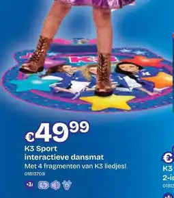 Dreamland K3 Sport interactieve dansmat aanbieding