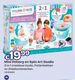 Dreamland make it real! Mini Pottery en Spin Art Studio aanbieding