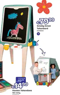 Dreamland Smoby Groot Tekenbord aanbieding