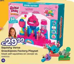 Dreamland Squishy verse snackipoos factory playset aanbieding