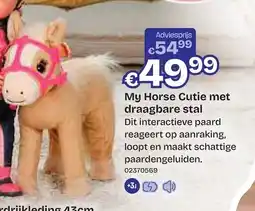 Dreamland My Horse Cutie met draagbare stal aanbieding