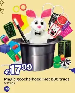Dreamland Magic goochelhoed met 200 trucs aanbieding