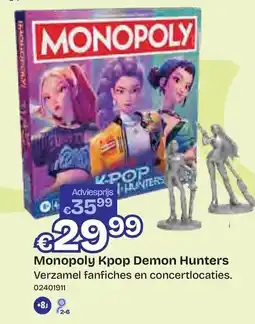 Dreamland Monopoly Kpop Demon Hunters aanbieding