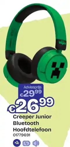 Dreamland Creeper Junior Bluetooth Hoofdtelefoon aanbieding