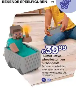 Dreamland Minecraft RC met Steve aanbieding