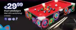Dreamland Pool tafelbiljart Met LED-verlichting! aanbieding