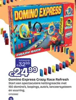 Dreamland domino express crazy race refresh aanbieding