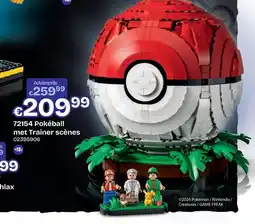 Dreamland LEGO Pokéball met Trainer scènes aanbieding