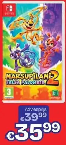 Dreamland Marsupilami Salsa Palombia 2 aanbieding