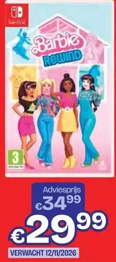 Dreamland barbie rewind aanbieding