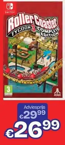 Dreamland Atari RollerCoaster Tycoon 3 Complete Edition aanbieding