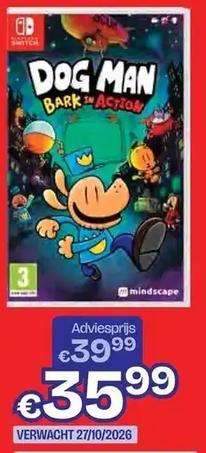 Dreamland Dog Man Bark in Action aanbieding