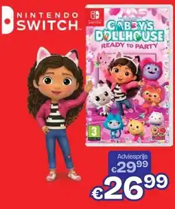 Dreamland Nintendo Switch Gabbys Dollhouse Ready to Party aanbieding