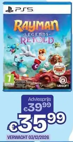 Dreamland rayman legends retold aanbieding